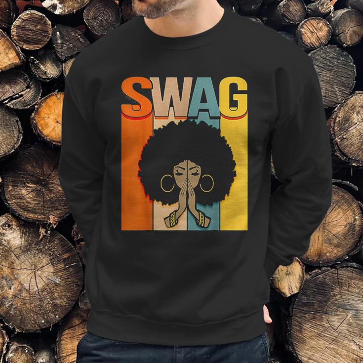 Swag Vintage Melanin Queen Sweatshirt Gifts for Him