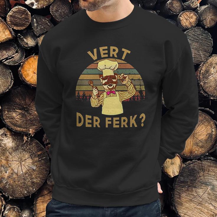 Swedish-Chef Vert-Der-Ferk Vintage Sweatshirt Gifts for Him