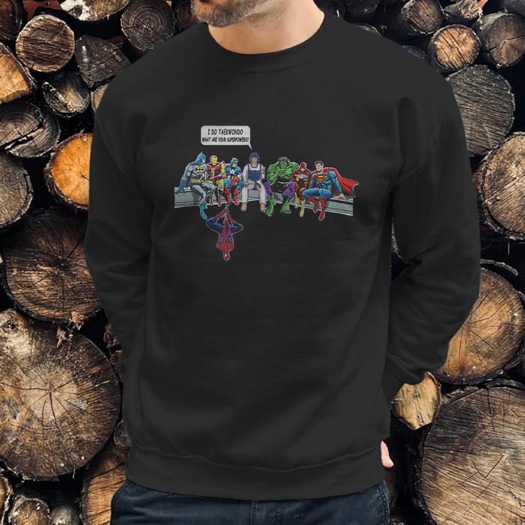 Taekwondo - Superhero Sweatshirt Gifts for Him