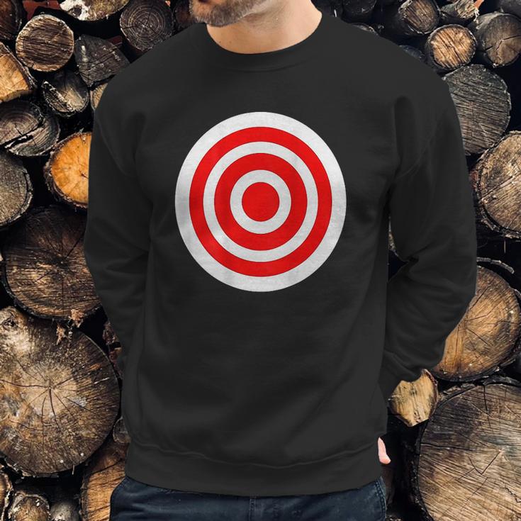 Target Funny Printed On The Back Bulls Eye Gift Sweatshirt Gifts for Him