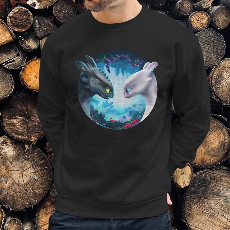 Toothless And Light Fury Sweatshirt Gifts for Him