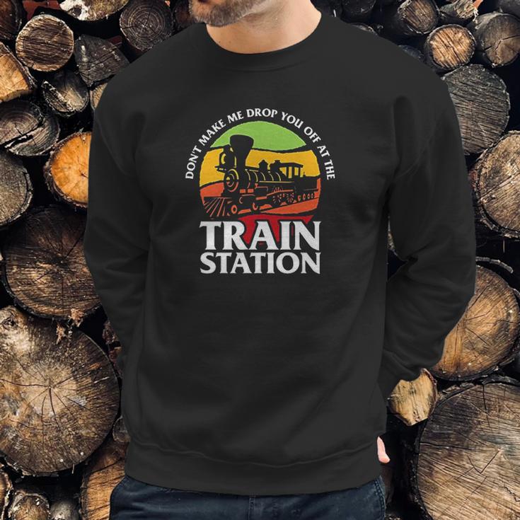 Take Him To The Train Station Funny Dutton Yellowstone Sweatshirt Gifts for Him