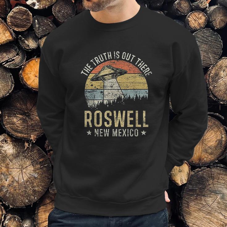 Truth Is Out There Roswell New Mexico Alien Abduction Ufo Sweatshirt Gifts for Him