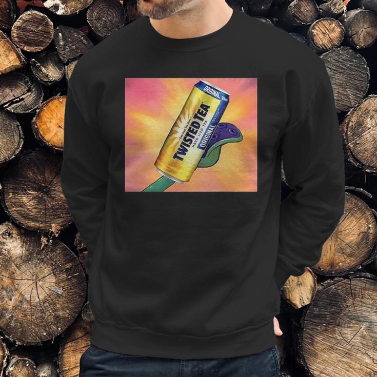 Twisted Tea Funny Cartoon Sweatshirt Gifts for Him