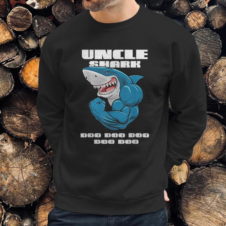 Uncle Shark Doo Doo Doo Sweatshirt Gifts for Him