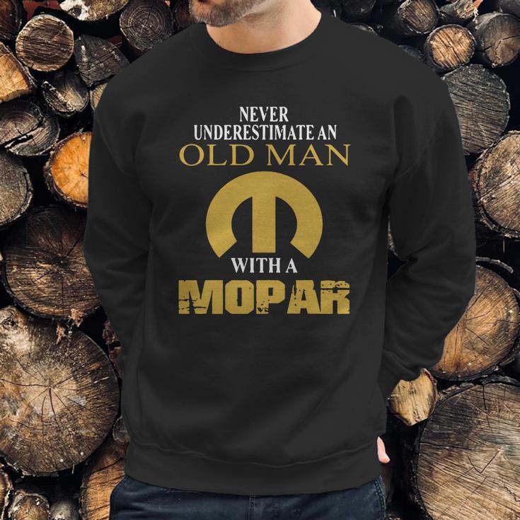 Never Underestimate An Old Man With A Mopar Car Sweatshirt Gifts for Him