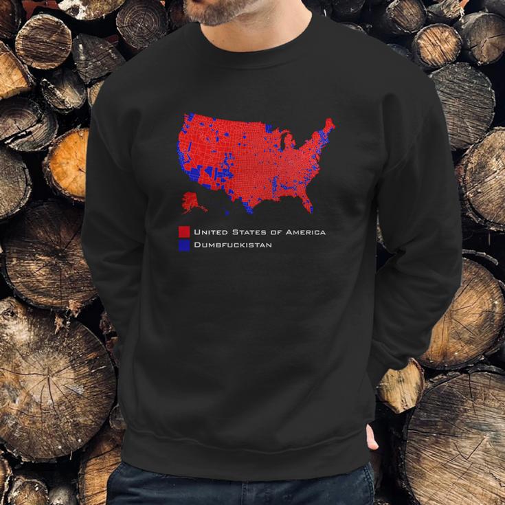 United States Of America Dumbfuckistan Sweatshirt Gifts for Him