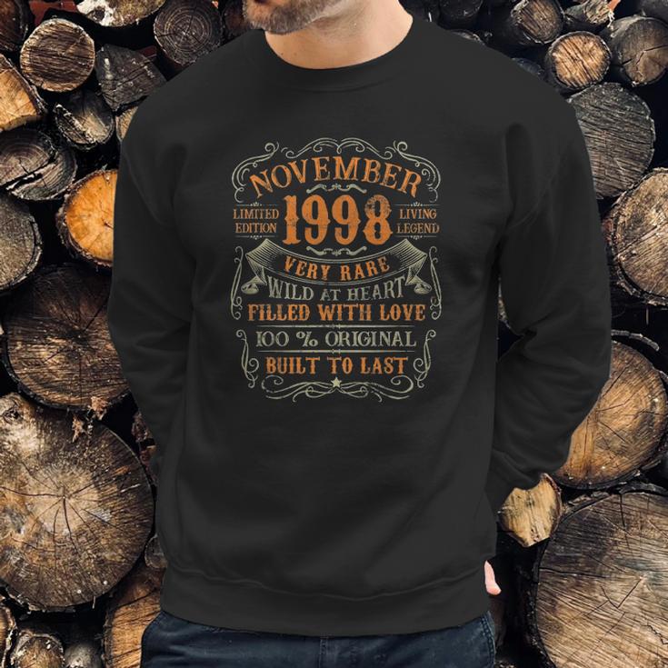 Vintage 1998 November 22 Years Old 22Nd Birthday Gift Sweatshirt Gifts for Him