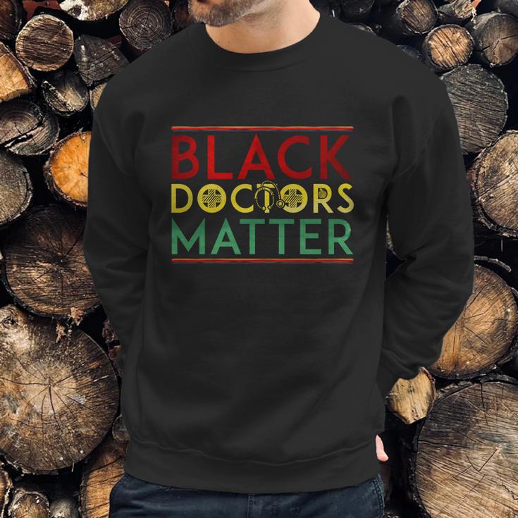 Vintage African Black Medical Doctors Med School Medicine Sweatshirt Gifts for Him