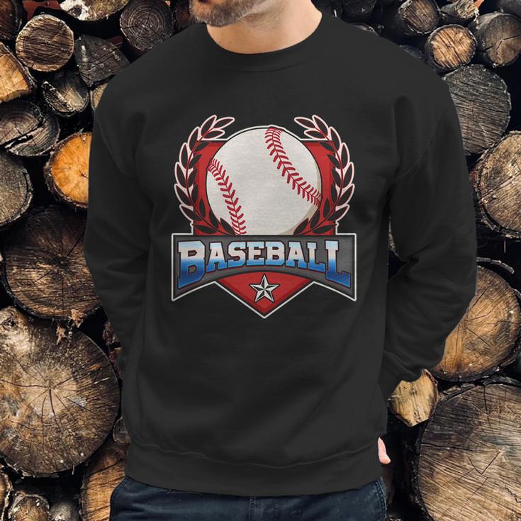 Vintage Baseball Fan Logo Sweatshirt Gifts for Him