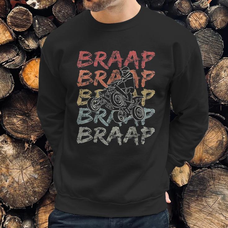 Vintage Braap Quad Biker Sweatshirt Gifts for Him