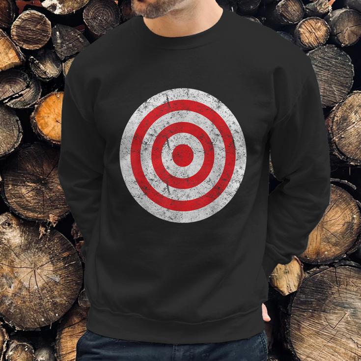 Vintage Bullseye Target Bulls Eye Funny Joke Sweatshirt Gifts for Him