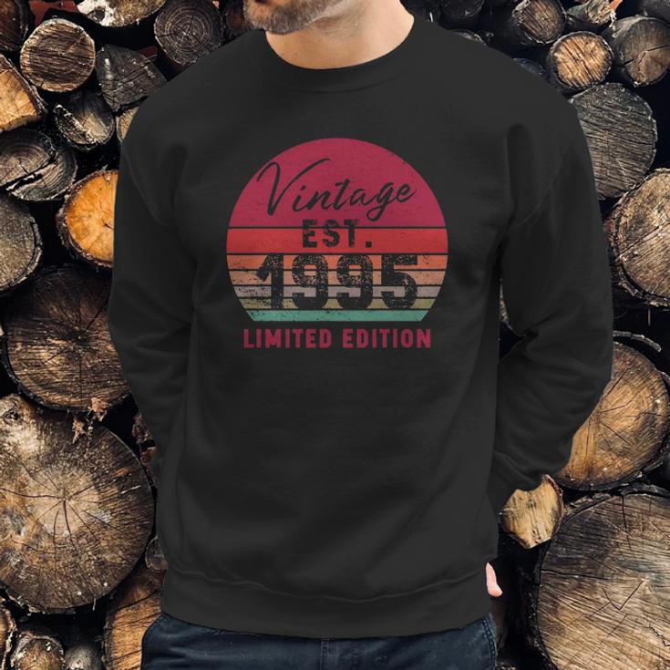 Vintage Est 1995 Limited Edition 27 Years Old 27Th Birthday Sweatshirt Gifts for Him