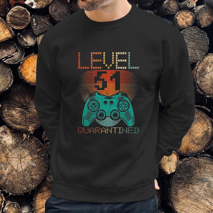 Vintage Level 51 Social Distancing Sweatshirt Gifts for Him