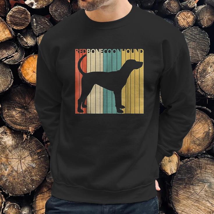 Vintage Redbone Coonhound Dog Sweatshirt Gifts for Him