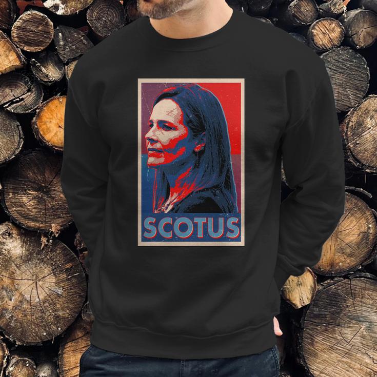 Vintage Scotus Amy Coney Barrett Poster Sweatshirt Gifts for Him