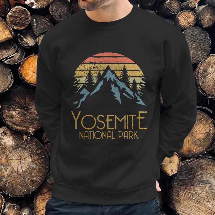 Vintage Yosemite National Park California Gift Sweatshirt Gifts for Him