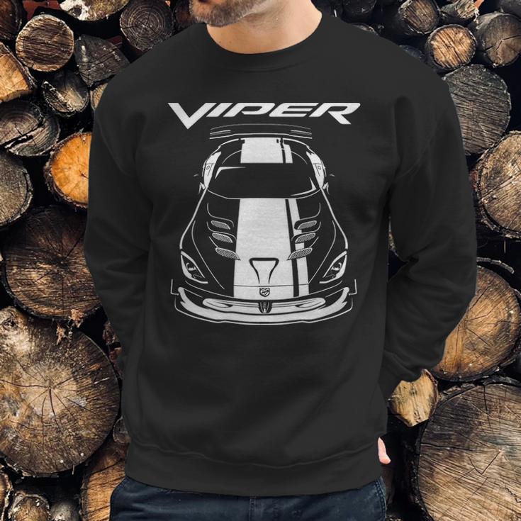 Viper Acr 5Th Generation White Stripes Sweatshirt Gifts for Him