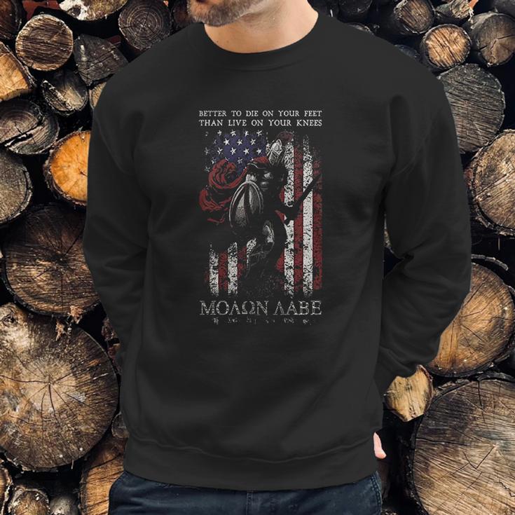 Warrior 12 Die On Your Feet Sweatshirt Gifts for Him