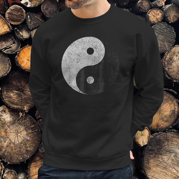 Yin Yang Symbol Tao Taijitu Yoga Peace Love Sweatshirt Gifts for Him