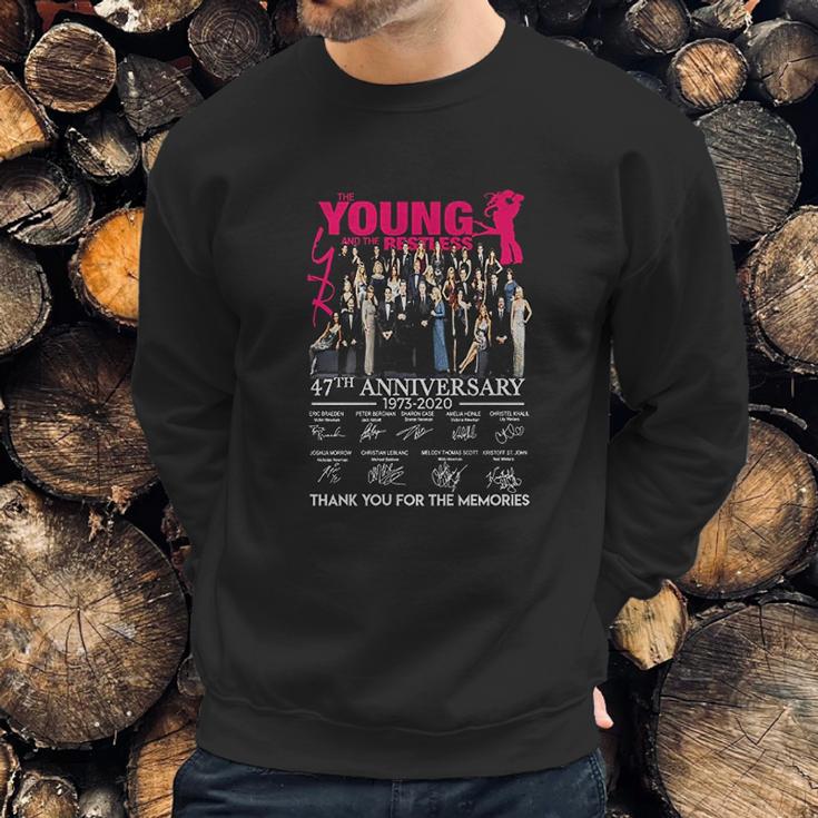 The Young And The Restless 47Th Anniversary 1973 To 2020 Cast Signed Gifts Funny Sweatshirt Gifts for Him