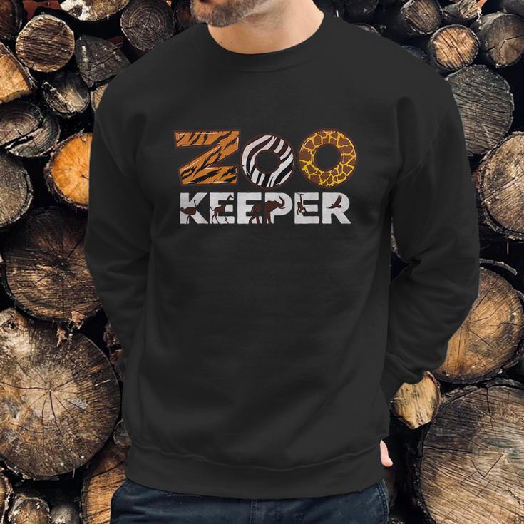 Zookeeper African Savanna Animal Print Sweatshirt Gifts for Him