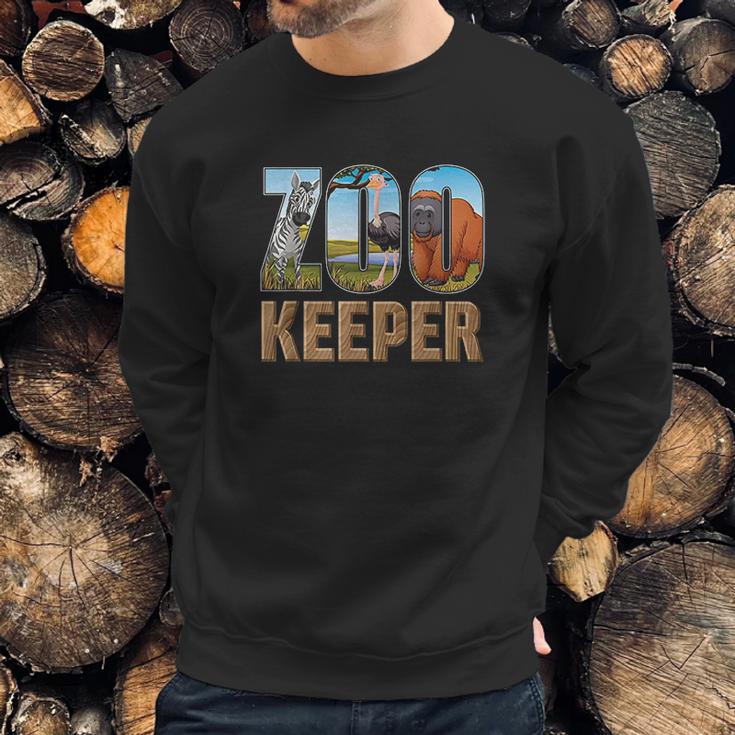 Zookeeper Costume African Savanna Zoo Keeper Animals Lover Sweatshirt Gifts for Him