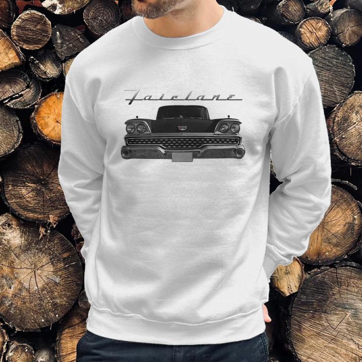 1959 Ford Fairlane Front Black Sweatshirt Gifts for Him