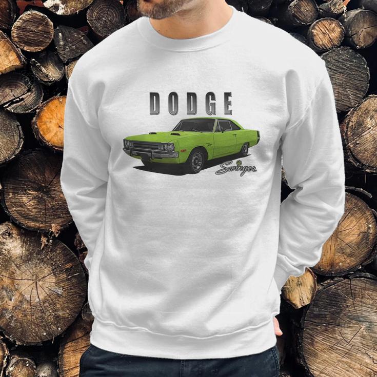 1972 Dodge Dart Swinger Green Sweatshirt Gifts for Him