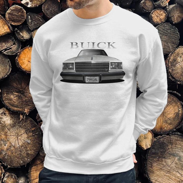 1979 Buick Regal Front White Sweatshirt Gifts for Him