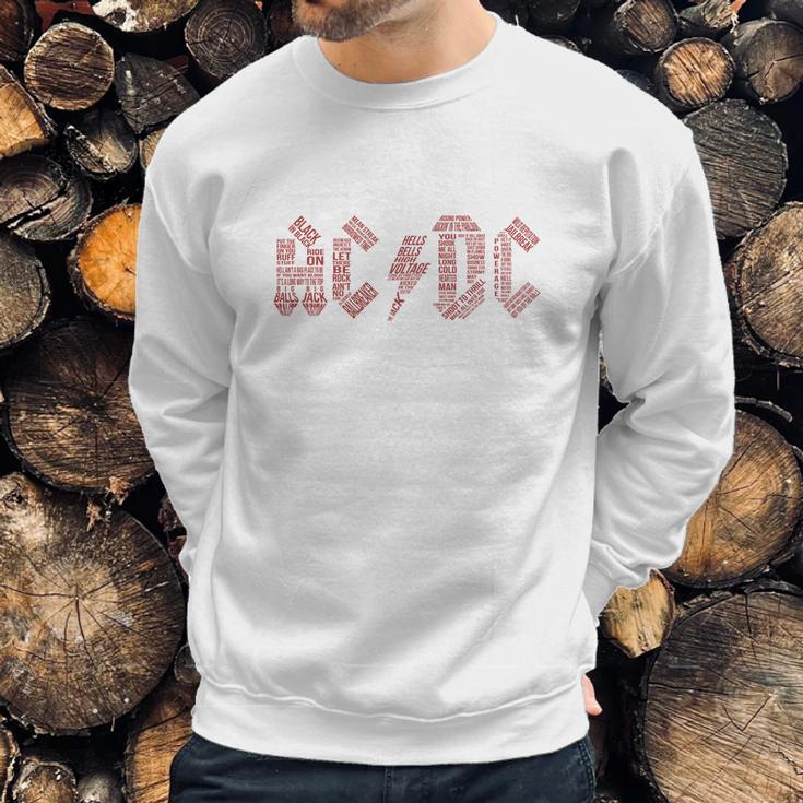 Ac Dc Song Sweatshirt Gifts for Him