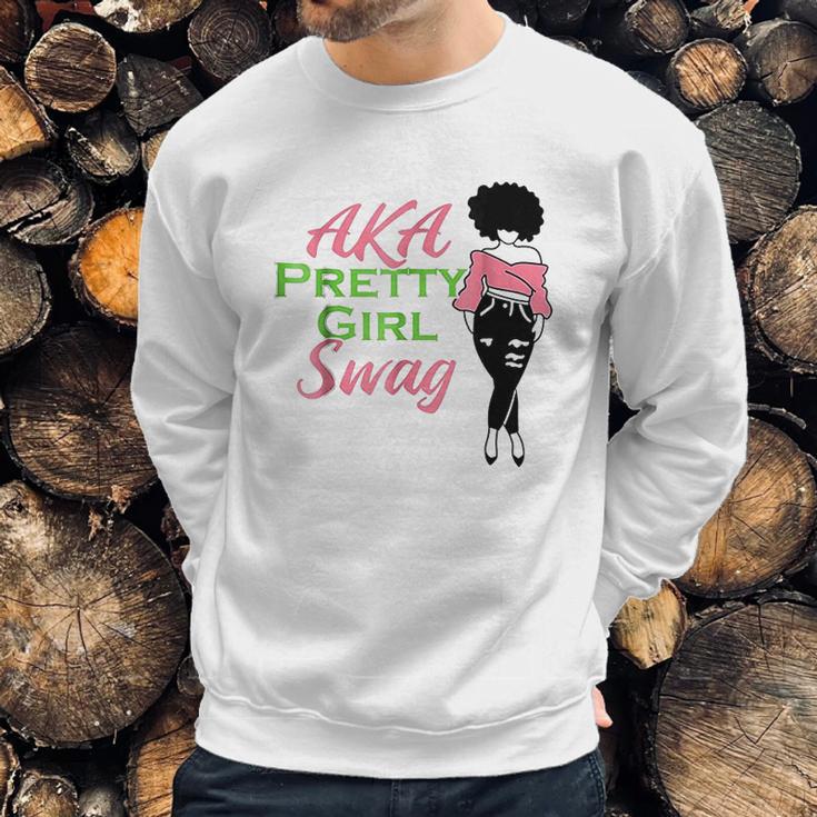 Aka Pretty Girl Swag Alpha Sorority Kappa Pink Gift Sweatshirt Gifts for Him