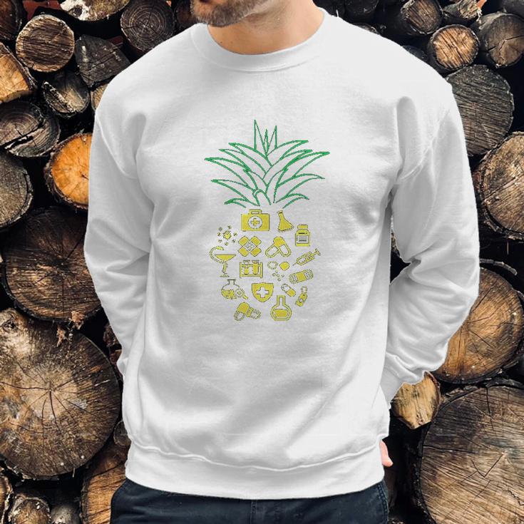 Aloha Pineapple Pharmacist Summer Pharmacy Sweatshirt Gifts for Him