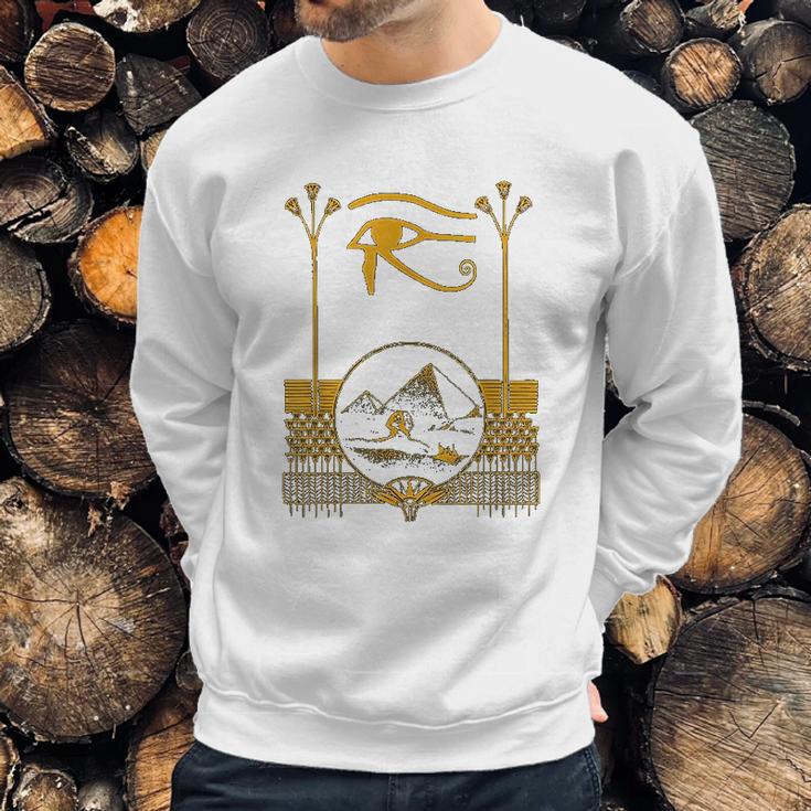 Ancient Egyptian Eye Of Horus Egypt Art Pyramid Sweatshirt Gifts for Him