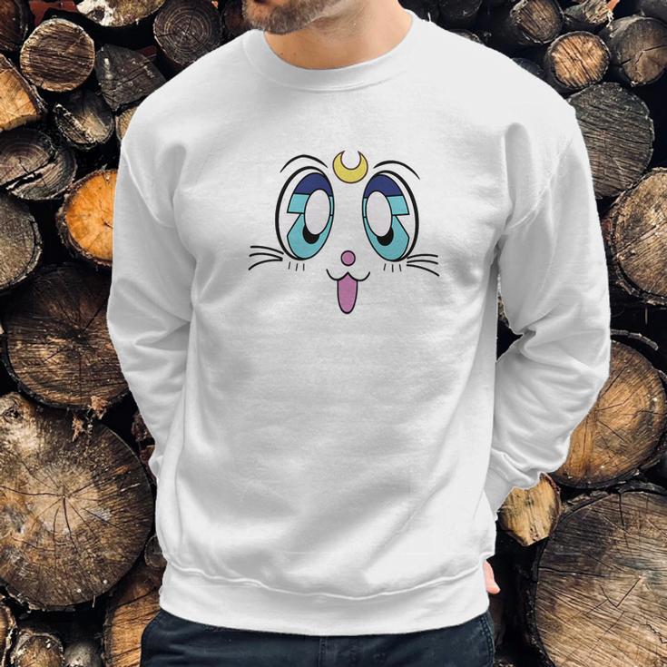 Anime Girls Sailor Of The Moon Princess White Face Cat Sweatshirt Gifts for Him