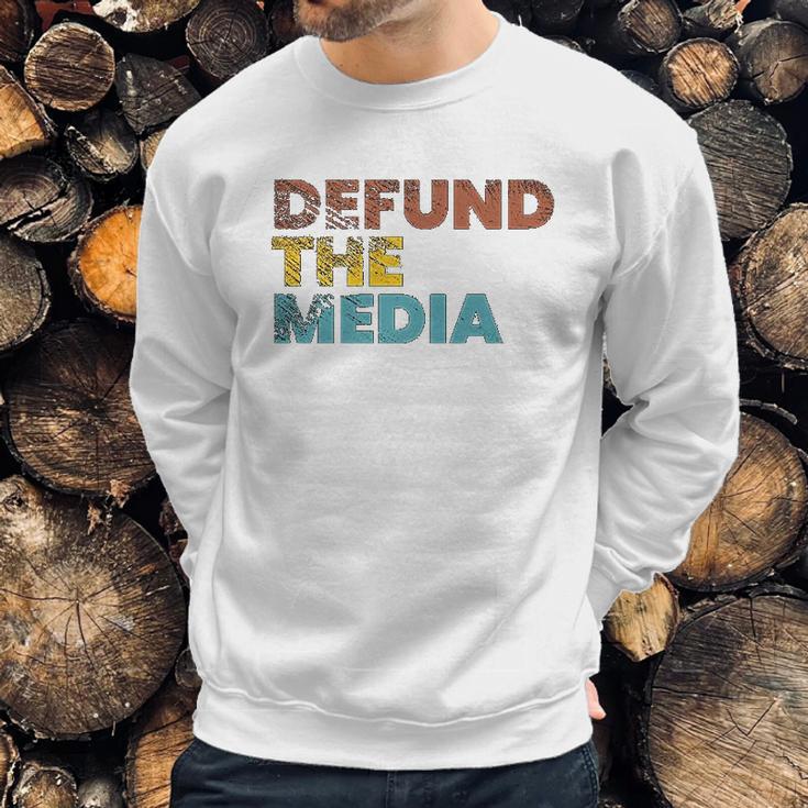 Anti Fake News Efund The Media Apparel Sweatshirt Gifts for Him