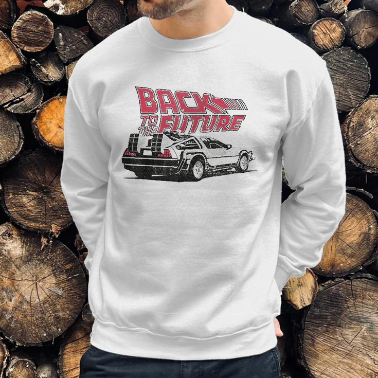 Back To The Future Delorean Graphic Sweatshirt Gifts for Him