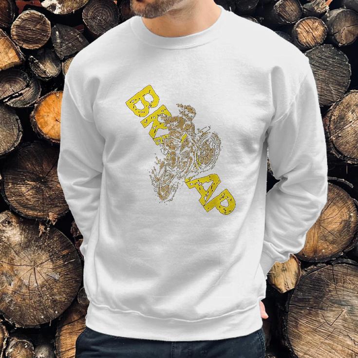 Braaap Funny Motocross Engine Sweatshirt Gifts for Him