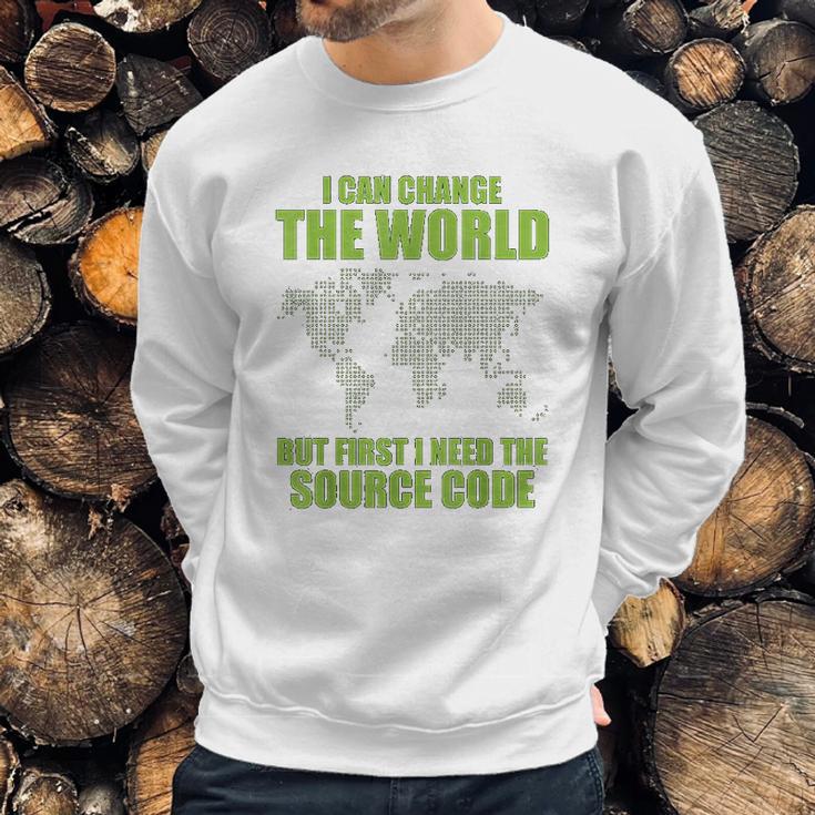 Computer Hacker Funny Source Code Cybersecurity Sweatshirt Gifts for Him