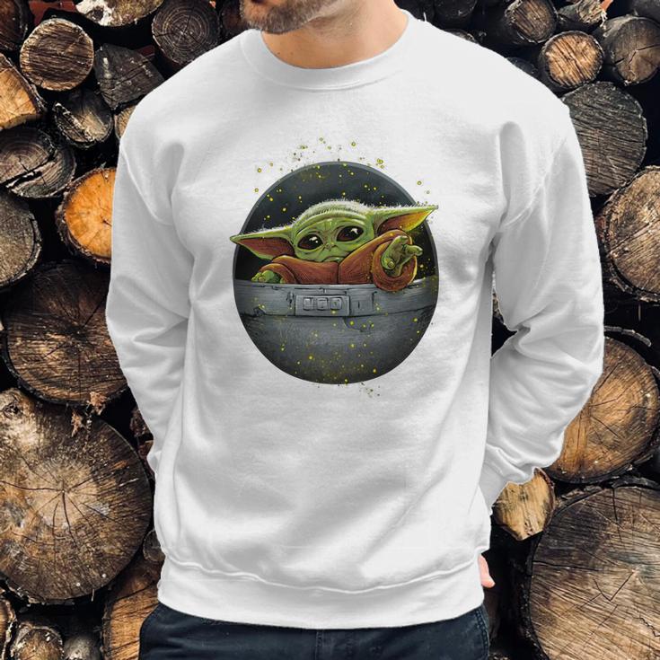 Cute Force Mandalorian Baby Yoda Shirt Sweatshirt Gifts for Him