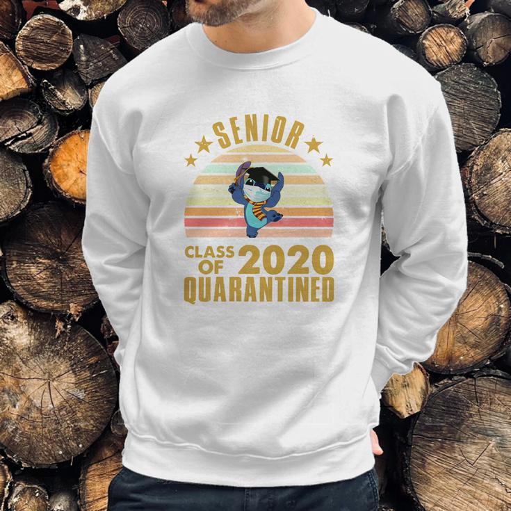 Cute Stitch Disney Senior 2020 Shirt Class Of 2020 Graduation Quarantine Sweatshirt Gifts for Him