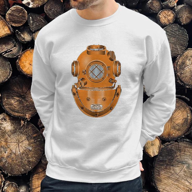 Deep Sea Diver Helmet Vintage Diving Sweatshirt Gifts for Him