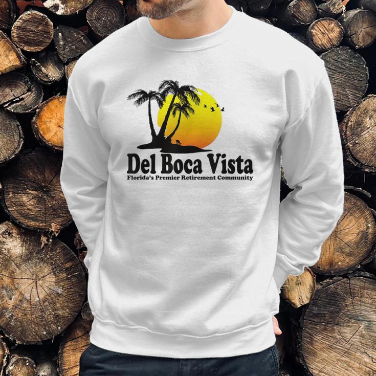 Del Boca Vista Retro Beach Sweatshirt Gifts for Him