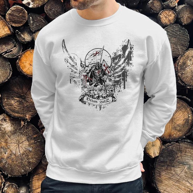 Deus Vult - Templar Sweatshirt Gifts for Him