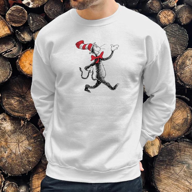 Dr Seuss Strolling Cat Sweatshirt Gifts for Him