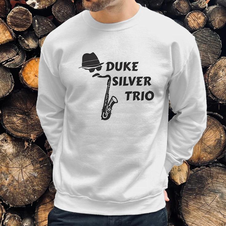 Duke Silver Trio Ron Saxophone Pawnee Jazz Music Sweatshirt Gifts for Him