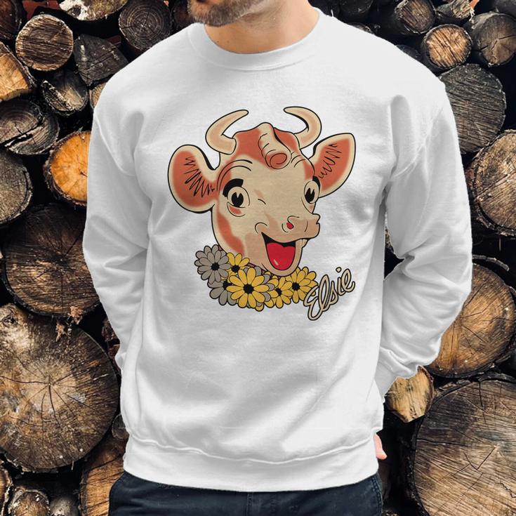 Elsie The Cow Sweatshirt Gifts for Him