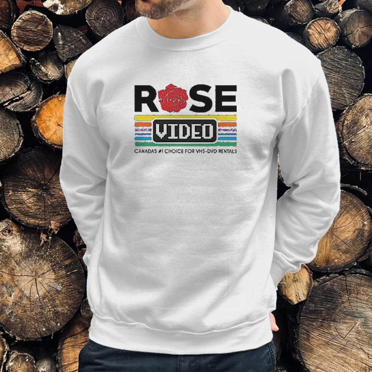 Ew David Alexis Moira Rose Merchandise Black Graphic Sweatshirt Gifts for Him