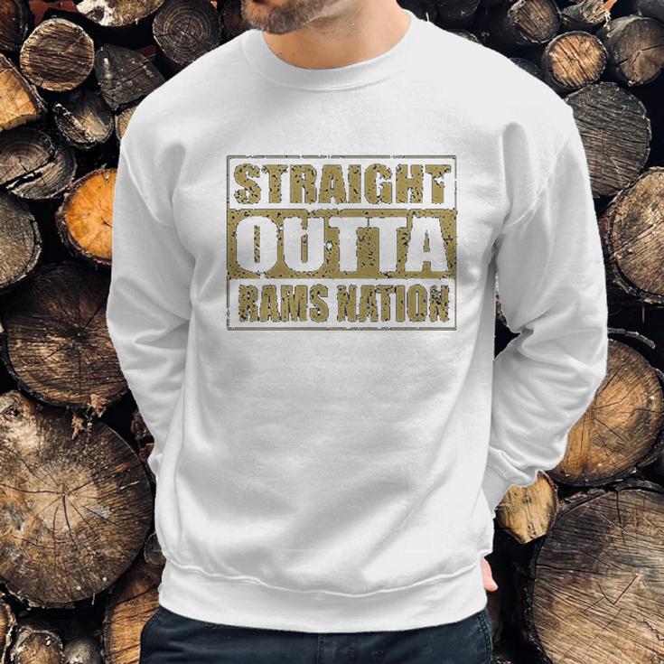 Expression Straight Outta Rams Nation Football Sweatshirt Gifts for Him