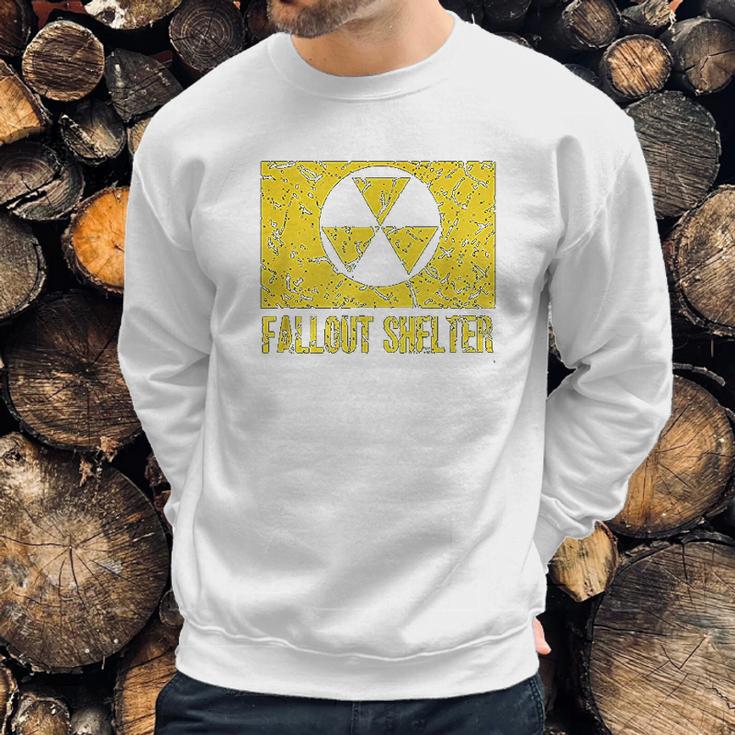 Fallout Shelter Nuclear Radioactive Sweatshirt Gifts for Him